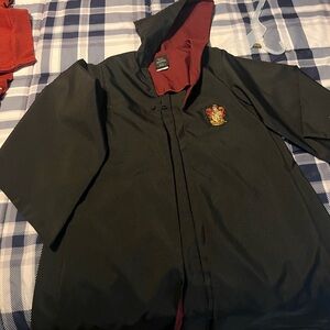 Gryffindor Universal Black and Red Hooded Raincoat